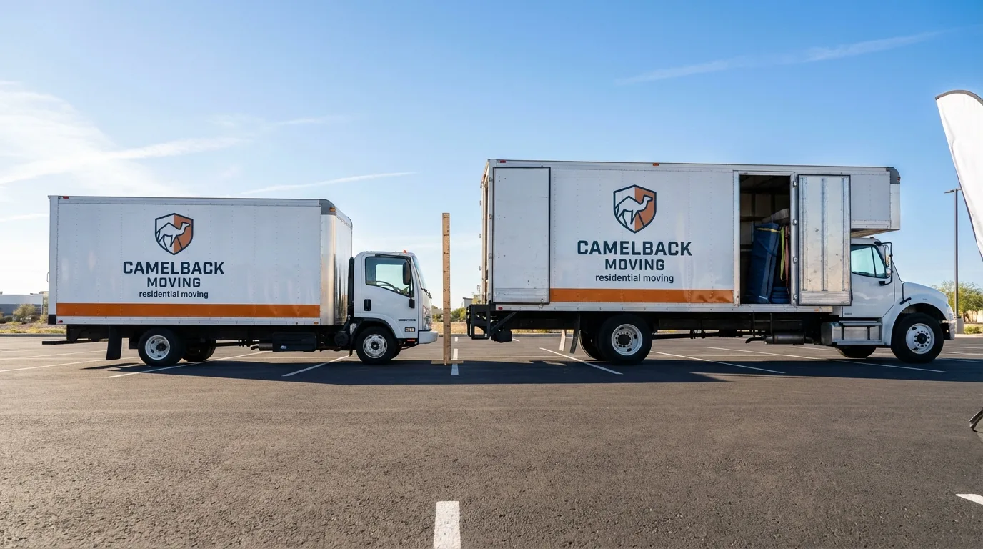 Moving truck size capacity guide in North Olmsted